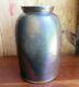 Antique Rare Virginia Stoneware Canning Crock Ca. 1820's 1/2 Gal Slave Made Farm