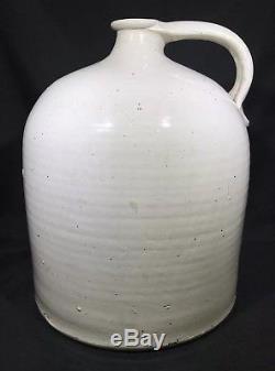 Antique Red Wing 3 Gallon Stoneware Jug With Birch Leaf Logo