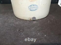 Antique Red Wing 5 Gallon Crock With 4 Inch Wing