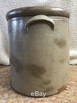 Antique Red Wing Bee Sting Lazy 8 Stoneware 4 Gallon Crock