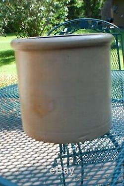 Antique Red Wing Minnesota Stoneware 2 Ga Rib Cage Double P Crock Bottom Marked