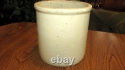 Antique Red Wing Pottery 2 Gallon Transition Stoneware Crock Elephant Ears