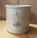 Antique Red Wing Union Stoneware 4 Four Gallon Crock With 4 Inch Wing