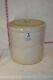 Antique Ruckel's Stoneware Large 3 Gallon Crock With Lid