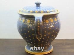 Antique STONEWARE CROCK with LID around 1900 Germany Thurnau