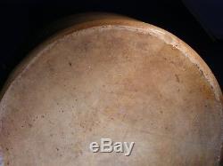 Antique S. Hart 2 Gallon, Stoneware Preserve Jar With Cobalt Slip Double Birds