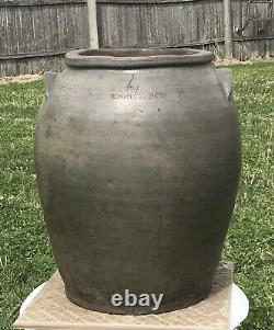 Antique Salt Glaze 4 G Stoneware Crock Indiana Co. PA Circa 1830 Pittsburgh Area