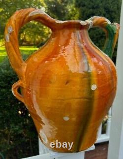 Antique Salt Glaze Pottery New York Stoneware Company 2 Gallon Flower Crock
