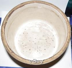 Antique Salt Glaze Stoneware CrockEmbossed cobalt decorated Hunting Scene