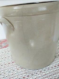 Antique Salt Glazed 5 Gallon Bee Sting Stoneware Beehive Crock