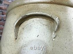 Antique Salt Glazed Bee Sting Stoneware Crock #4, AS-IS