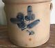 Antique Salt Glazed Stoneware 4 Gallon Crock By Mcmullen And Connolly New Jersey
