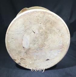 Antique Salt Glazed Stoneware Crock J. Fisher & Co Lyons, NY