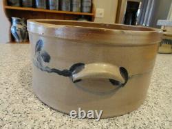 Antique Saltglazed Stoneware Cake Crock