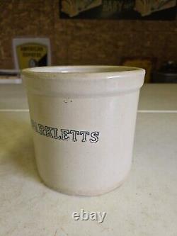 Antique Sparkletts Water Advertising One Gallon Stoneware Crock