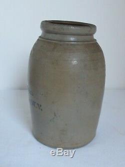 Antique Stone Ware Jar for Canning A P Donaghho Parkersburg W. V