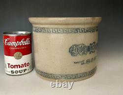 Antique Stoneware 1893 Columbian Exposition Chicago Souvenir Butter Crock, Rare