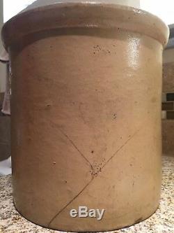 Antique Stoneware 2 Gallon Salt Glazed Bee Sting Crock