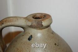 Antique Stoneware Bristol Rhode Island Jug/Crock, Circa 1860-Great Piece