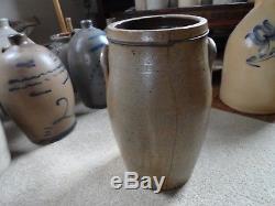 Antique Stoneware Churn 3 gal Mid West
