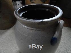 Antique Stoneware Crock 1 gallon Penn Yan Ny