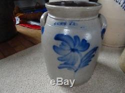 Antique Stoneware Crock 1 gallon Penn Yan Ny