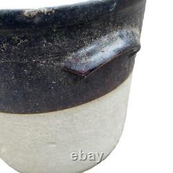 Antique Stoneware Crock 4 Gallon Stoneware Crock Salt Glazed Large with Handles