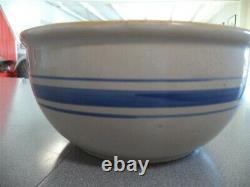 Antique Stoneware Crock Bowl with David City, NE Advertising The Golden Rod