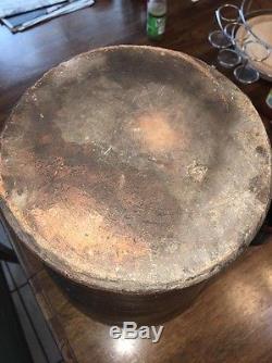 Antique Stoneware Crock Butter Churn 4 Gallon 18-1/2
