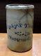 Antique Stoneware Crock, Flatwoods Pa Fayette County, Blue & Grey, Connellsville