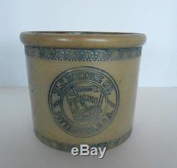 Antique Stoneware Crock Jar Hj Heinz Co Keystone Pickling Works Pittsburgh Pa