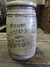 Antique Stoneware Crock Jar, Jw Thomas Near Muntown, Pa Thomas Crossroads (-fge)