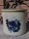 Antique Stoneware Crock N. A. White And Sons, Utica Ny 3 Gallons Cobalt Blue