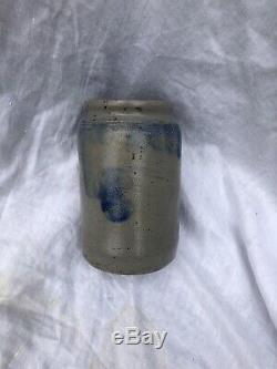 Antique Stoneware Crock Only 6.5 Tall