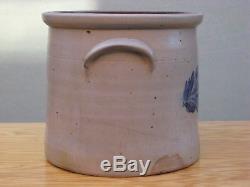 Antique Stoneware Crock, Pittston Pa, 2 Gal Stoneware Cake Crock