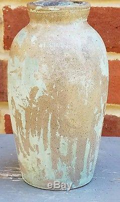 Antique Stoneware Crock canner Mt Crawford Va Circa 1870 scarce pottery painted