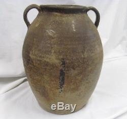 Antique Stoneware-Early Catawba Valley, NC Alkaline Glaze crock