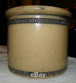 Antique Stoneware Heinz Keystone Crock Dark Cobalt