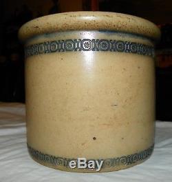 Antique Stoneware Heinz Keystone Crock Dark Cobalt
