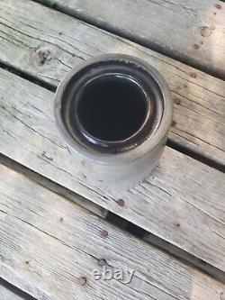 Antique Stoneware Jar Crock Striped