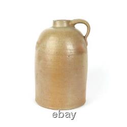 Antique Stoneware Jug Crock Salt Glaze
