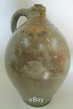 Antique Stoneware Jug, I. Seymore & Co, Troy New York, ovoid, 2 gal