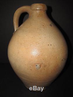 Antique Stoneware Jug, West Troy New York Circa 1830's