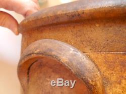 Antique Stoneware Saltglaze Crock #2 Dated 1876 Bee Sting Primitive Early Old