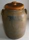 Antique Stoneware Snuff Jar With Lid Phoenix Pottery Hudson Street Albany N. Y