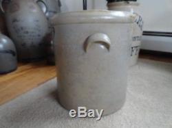 Antique Stoneware crock dated 1869 3 gallon