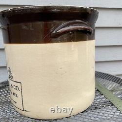 Antique Swasey & Co. 2 Gallon Crock