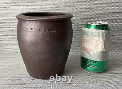 Antique Thomas & Bro Stoneware Crock, 5 5/8 Tall