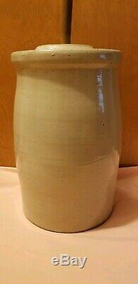 Antique Vintage 4 Gallon Red Wing Union Stoneware Butter Churn Age Early 1900