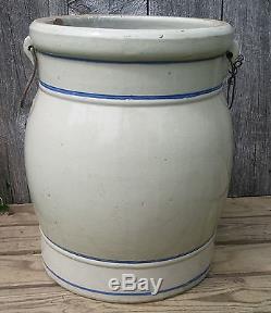 Antique Vintage 6 Gallon Red Wing Stoneware Water Cooler